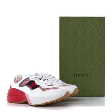 gucci lavaredo sneakers|GUCCI Lavaredo Eco Fabric Mesh Web Womens Rhyton .